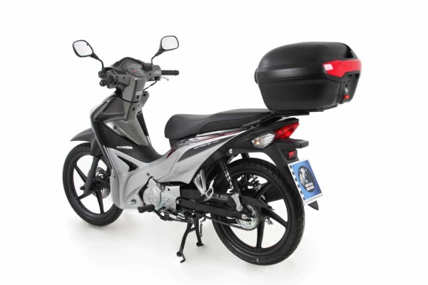 Journey Topcase 40 nero con portapacchi per Honda AFS 110i Wave (12-16) Hepco & Becker