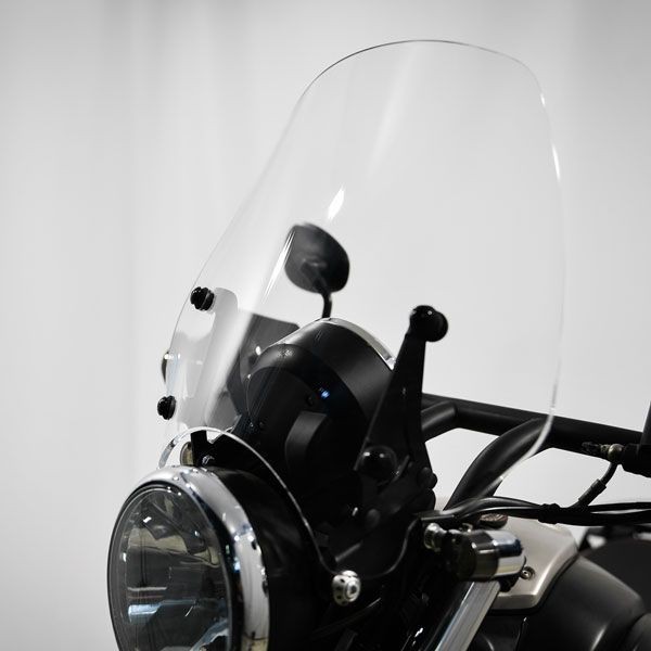 Parabrezza medio-alto trasparente per Moto Guzzi Audace (17-20)