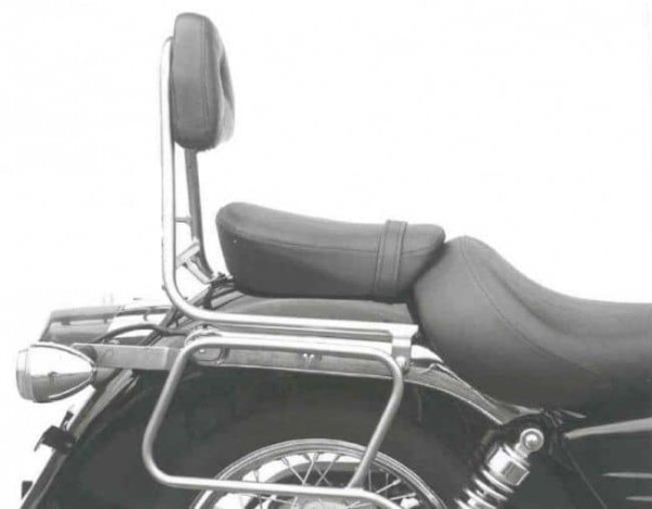 Sissybar senza portapacchi cromato per Honda VT 125 C2 Shadow (99-00) Hepco & Becker