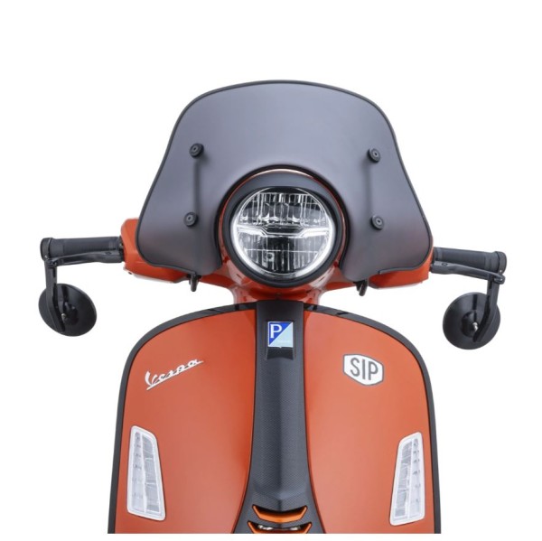 Flyscreen ERMAX Piccolo per Vespa GTS/GTS Super (`23-), nero opaco