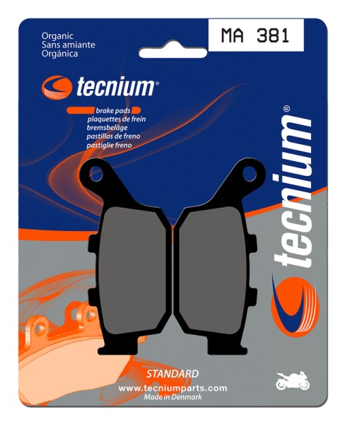 Pastiglie freno organiche Tecnium Street - MA381