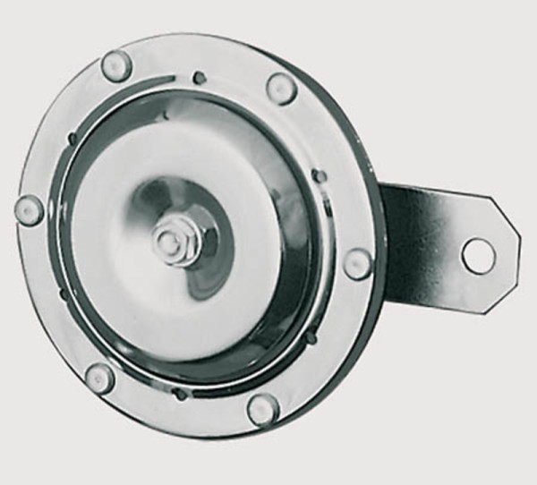 Clacson intelligente HIGHSIDER cromato 12 V, 100 mm