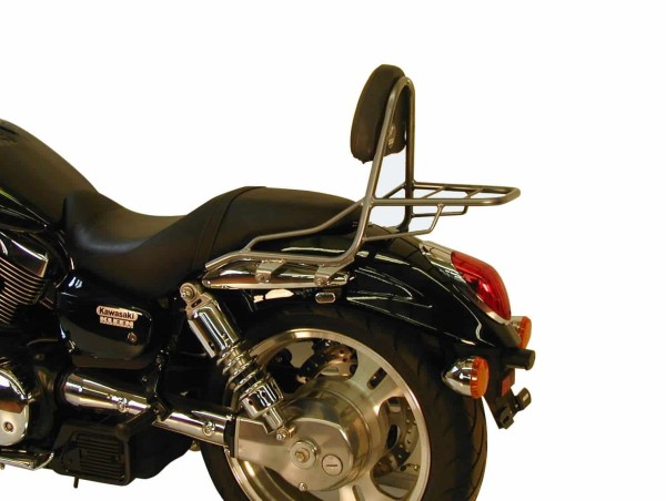 Sissybar con portapacchi cromato per Honda VTX 1800 (01-06) Hepco & Becker
