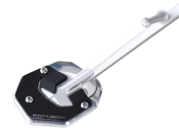 Piastra cavalletto laterale argento/nero per Yamaha Ténéré 700 (2019-2024)