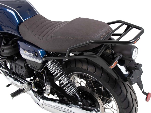 Portapacchi tubolare nero per Moto Guzzi V7 850 Stone Corsa (2024) Hepco & Becker
