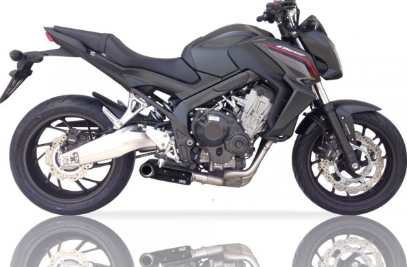 Impianto completo inox IXIL SX1 con cat per Honda CB 650 F / CBR 650 F (Bj.14-)