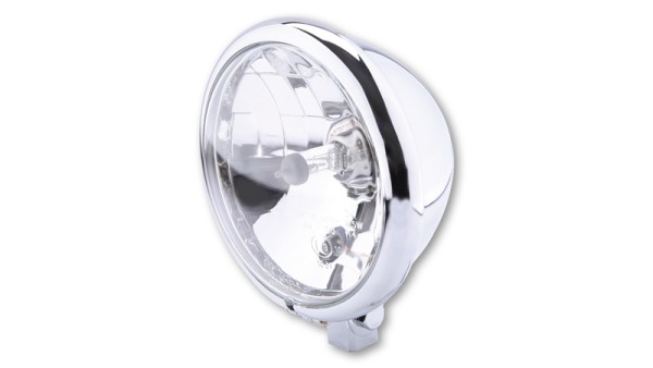 HIGHSIDER smart 5 3/4 pollici faro Bates Style cromato omologato E (1pc)