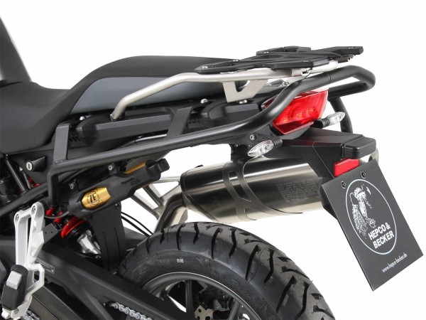 Barra di protezione posteriore nera per BMW F 750 GS Hepco & Becker