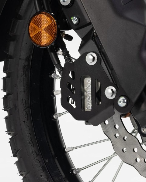 Protezione per pinza freno in acciaio inossidabile nero per Yamaha Ténéré 700