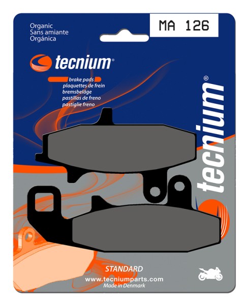 Pastiglie freno organiche Tecnium Street - MA126