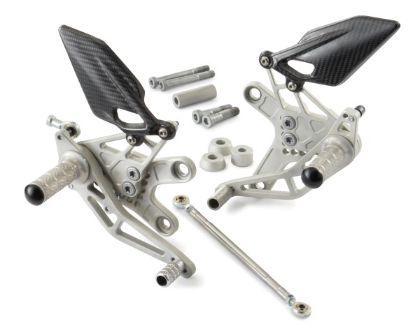 Sistema di pedane KTM per 790 Duke (Bj.18-) / 890 Duke (Bj.20-)