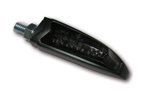 HIGHSIDER pro Arc LED indicatore/luce di posizione nero/tonico 2in1, omologato E (coppia)