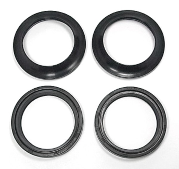 Set di anelli di tenuta per forcella in Tecnium con tappi antipolvere - 35x48x11 mm