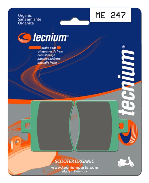 Pastiglie freno organiche per scooter Tecnium - ME247