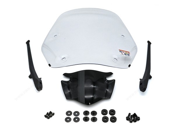 Parabrezza alto NH-C70* MAT ROCK GRAY per Honda SH 150i (20-) Originale