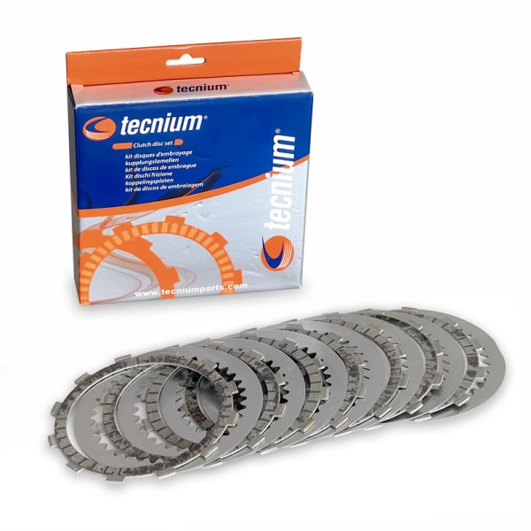 Kit frizione in acciaio e dischi d'attrito in tecnium