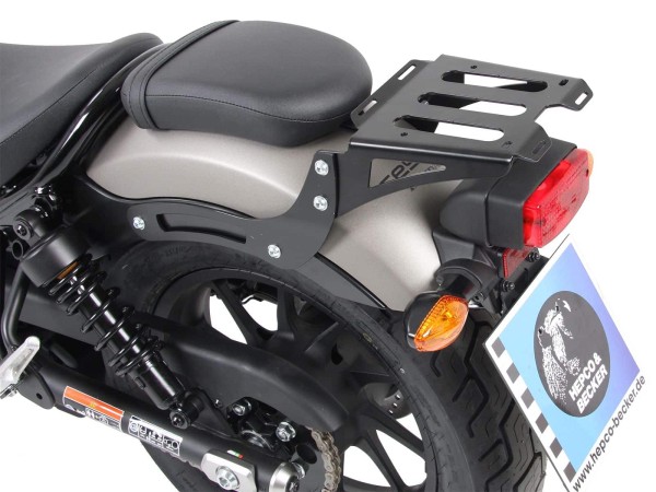 Portapacchi posteriore morbido Minirack nero per Honda CMX 500 Rebel (17-) Hepco & Becker