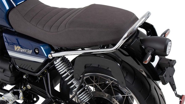 Portapacchi laterale C-Bow nero per Moto Guzzi V7 850 Special/Stone/Centenario (21-24) Hepco & Becker