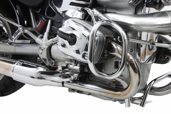 Protezione motore con poggiapiedi cromato per BMW R 850 C (00-04)/R 1200 C (97-04) Hepco & Becker