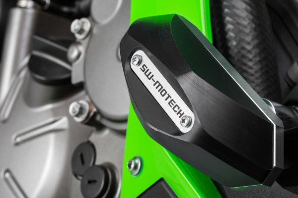 SW-Motech Kit paracolpi nero per Kawasaki Ninja ZX-6 R 636 - SW Motech