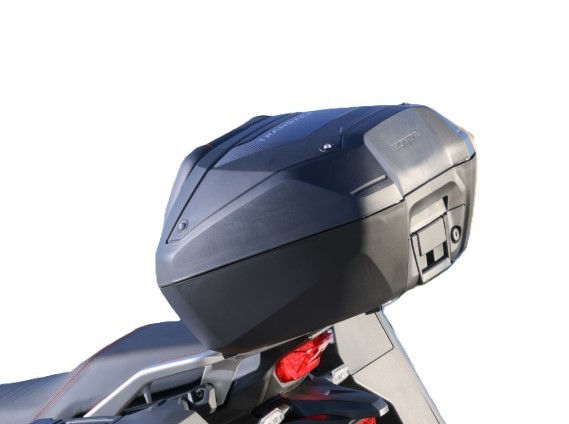 Top case da 50 L con chiusura manuale e adesivo originale Honda