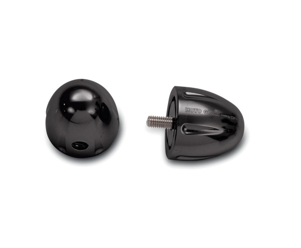 Peso terminale del manubrio, alluminio, nero per Moto Guzzi Audace