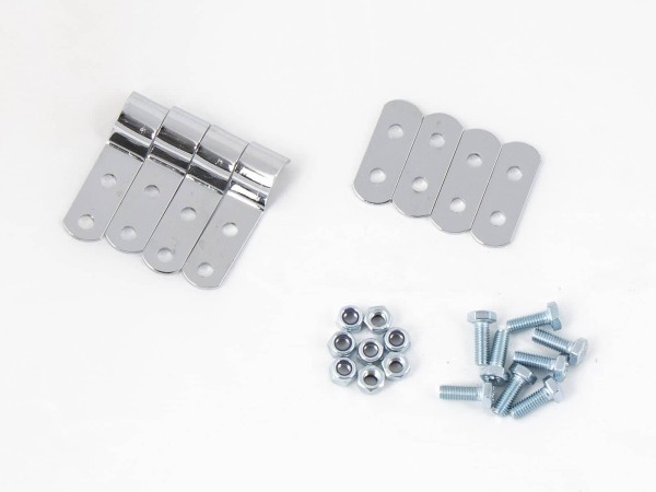 Kit di montaggio fisso per borse in pelle Liberty /Nevada /Buffalo /Ivory (1 lato) Hepco & Becker