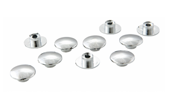 Coperchio del bullone della ruota anteriore o posteriore, cromato