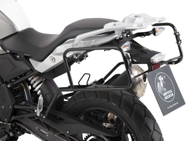 Portavaligie laterale fisso nero per BMW G 310 GS (20-) Hepco & Becker