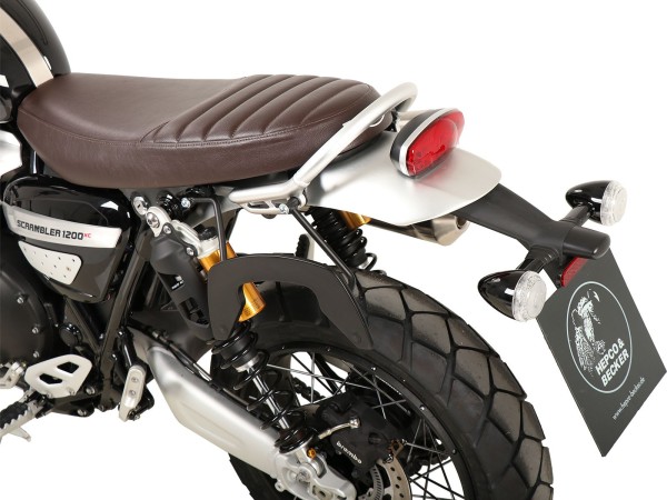 Portapacchi laterale C-Bow sinistro nero per Triumph Scrambler 1200 XE (24- ) Hepco & Becker