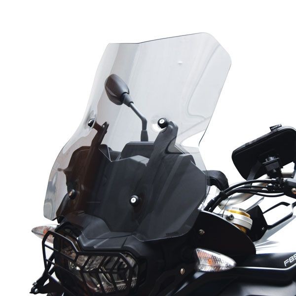 Parabrezza centrale su staffe originali per BMW F 850 GS (18-21), leggermente oscurato