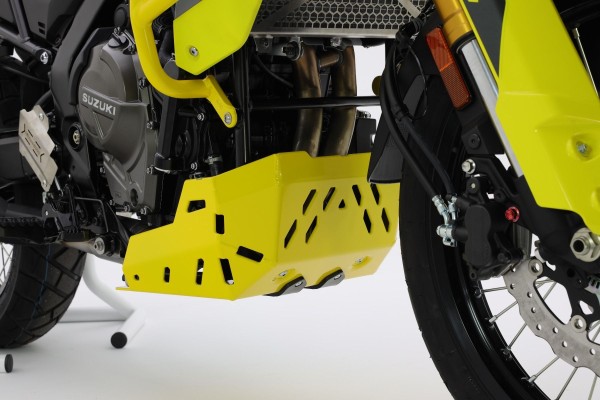 Protezione motore in alluminio giallo per Suzuki V-Strom 800 DE (23-)