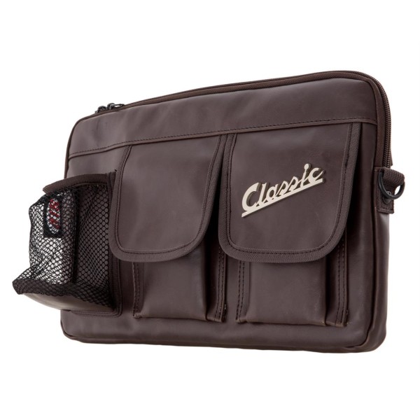 Borsa "Classic" per bagagliaio/portaoggetti Vespa - marrone, similpelle