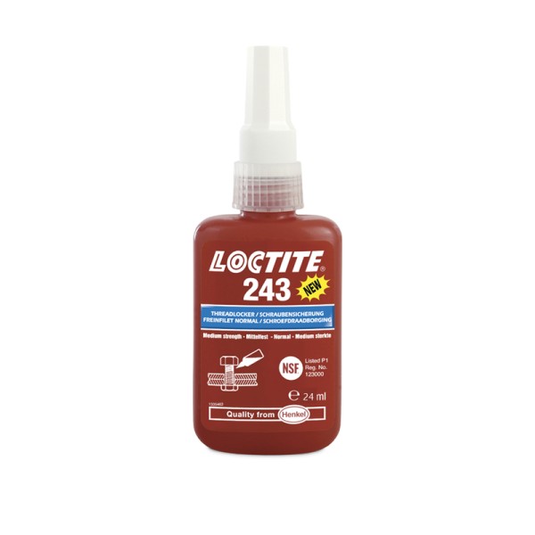 Loctite 243 Frenafiletti a media resistenza - Flacone da 24 ml