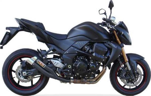 Terminale IXIL HYPERLOW BLACK XL inox per Kawasaki Z 750 S / R (Bj.07-12)