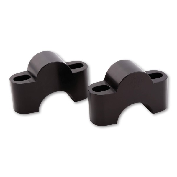LSL Klemmbockerhöhung Set um 25 mm, mit 65 mm Schraube, für 28,6 mm Lenker, schwarz