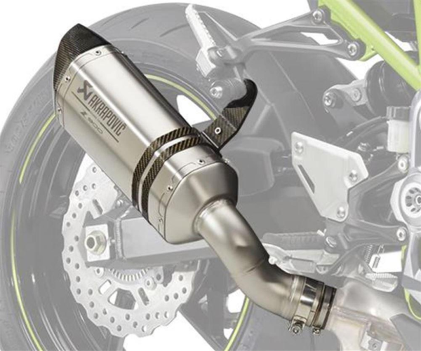Scarico sportivo Akrapovic in titanio per Kawasaki Z 900 /SE (20-24)