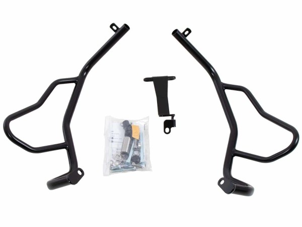 Barra di protezione serbatoio nera per BMW F 850 GS Hepco & Becker