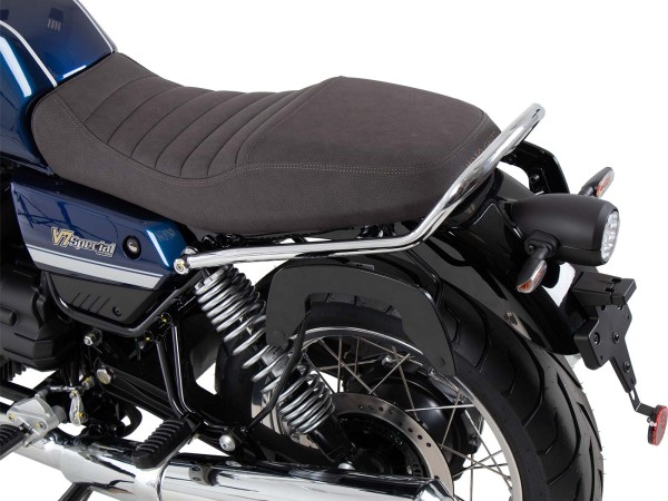 Portapacchi laterale C-Bow nero per Moto Guzzi V7 850 Stone Corsa (2024) Hepco & Becker
