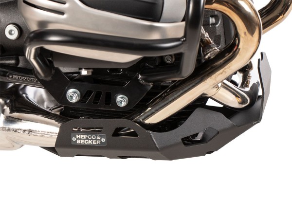 Piastra di protezione motore nera per BMW R 12 G/S (25-) Hepco & Becker