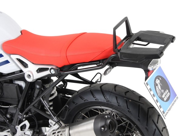 Porta bauletto Alurack nero per BMW R nineT Urban G/S (17-23) Hepco & Becker