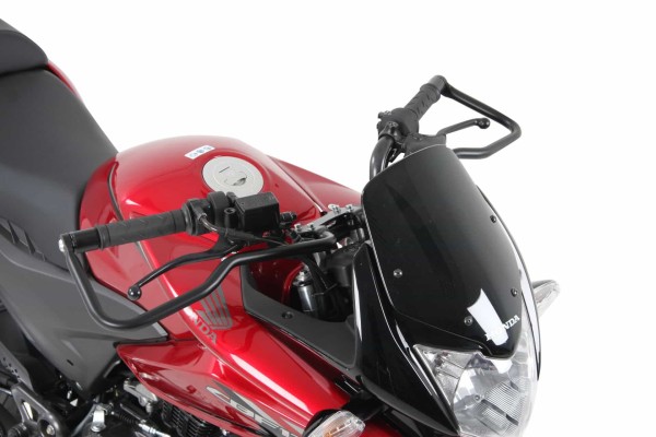 Barra di protezione anteriore nera per Honda CBF 125 (09-16) Hepco & Becker