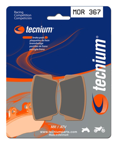 Pastiglie freno Tecnium Racing MX/ATV in metallo sinterizzato - MOR367