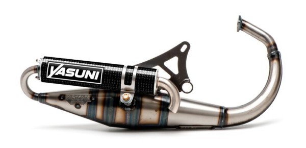 Scarico completo Yasuni Scooter Z - Look Acciaio/Carbonio