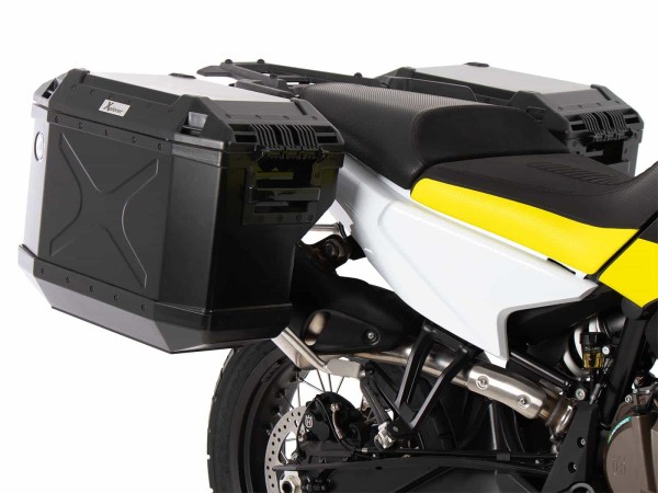 Valigetta Xplorer nera + portaoggetti per Husqvarna Norden 901 (22-) Hepco & Becker