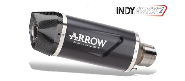 ARROW Auspuff INDY RACE EVO DARK Aluminium schwarz für Voge D900X Valico Modelljahr 2024-