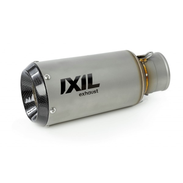 IXIL RC silenziatore posteriore Honda X-ADV 750 /Forza 750, acciaio inox argento, omologato E, Euro3+4+5