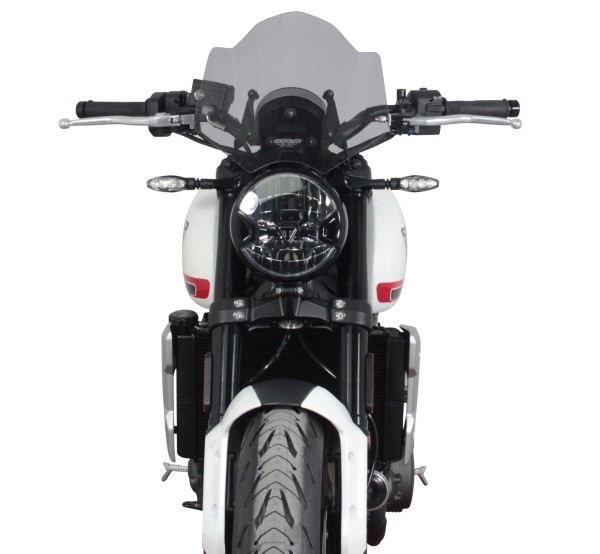 Cupolino sportivo MRA "NSPM" grigio fumo per Triumph Trident 660 (21-)