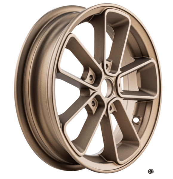 Cerchio anteriore/posteriore da 12" per Vespa GTS/GTS Super/GTV/GT 60/GT/GT L 125-300ccm, bronzo opaco