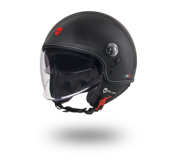 Helmo Milano Demi Jet Eos nero lucido